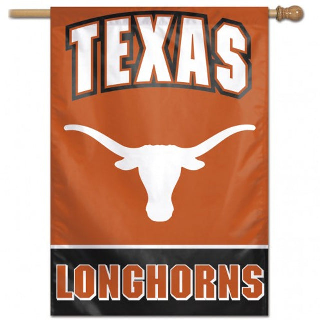 Banner de los Texas Longhorns de 28 x 40, diseño alternativo vertical