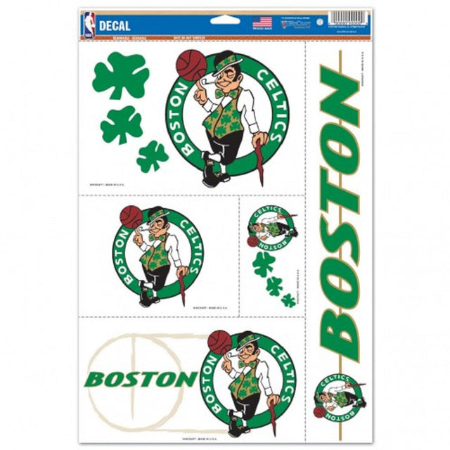 Boston Celtics Decal 11x17 Multi Use 5 Decal Set