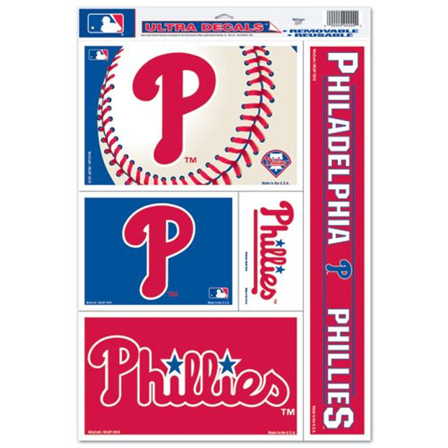 Philadelphia Phillies Decal 11x17 Ultra