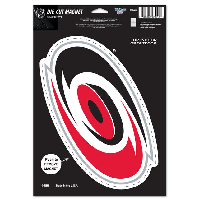 Carolina Hurricanes Magnet 6.25x9 Die Cut Logo Design