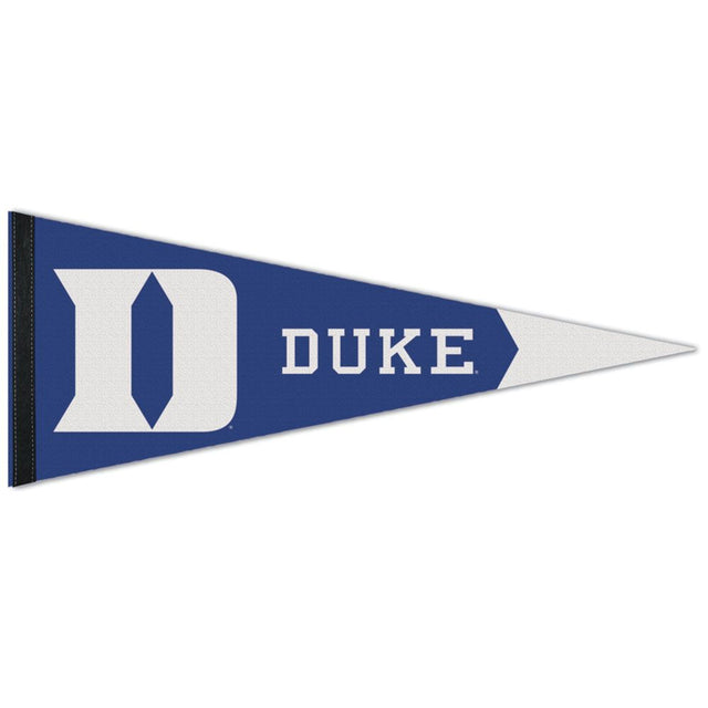 Banderín de los Duke Blue Devils de 12 x 30, estilo premium