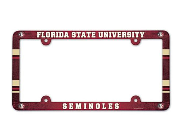 Marco para matrícula de los Florida State Seminoles (a todo color)