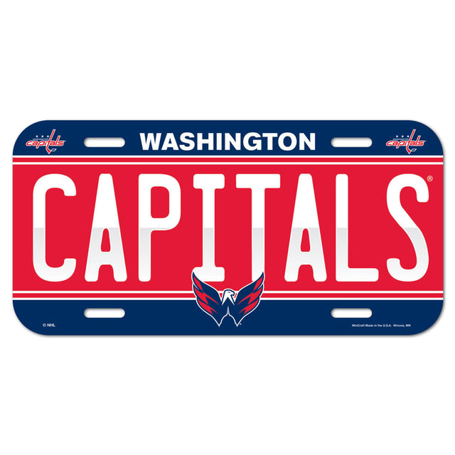 Washington Capitals License Plate