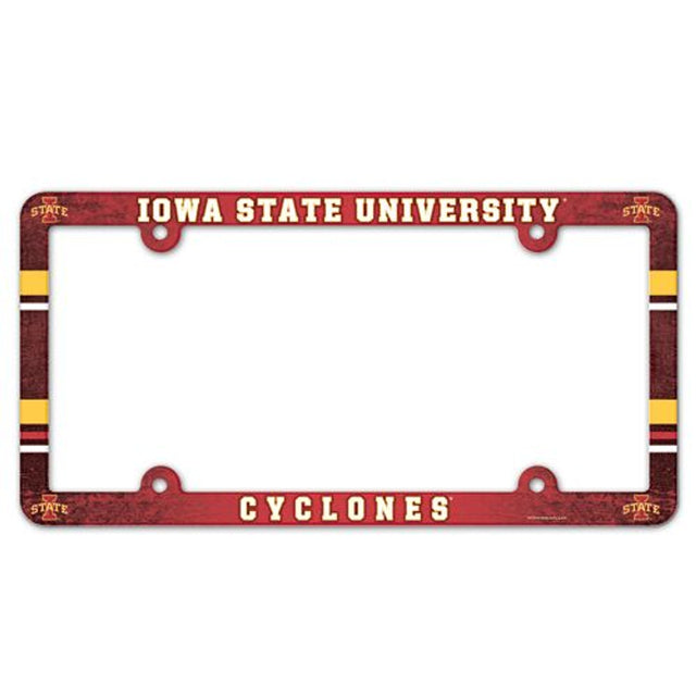 Marco para matrícula de Iowa State Cyclones (a todo color)