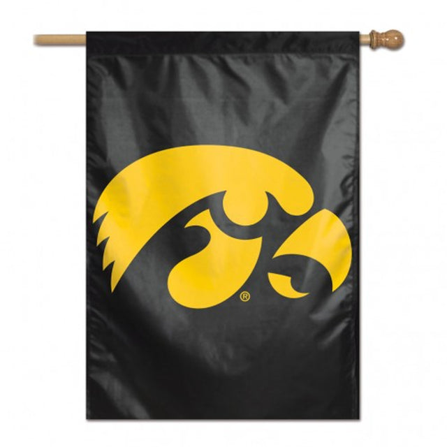 Banner de Iowa Hawkeyes de 28 x 40, diseño alternativo vertical