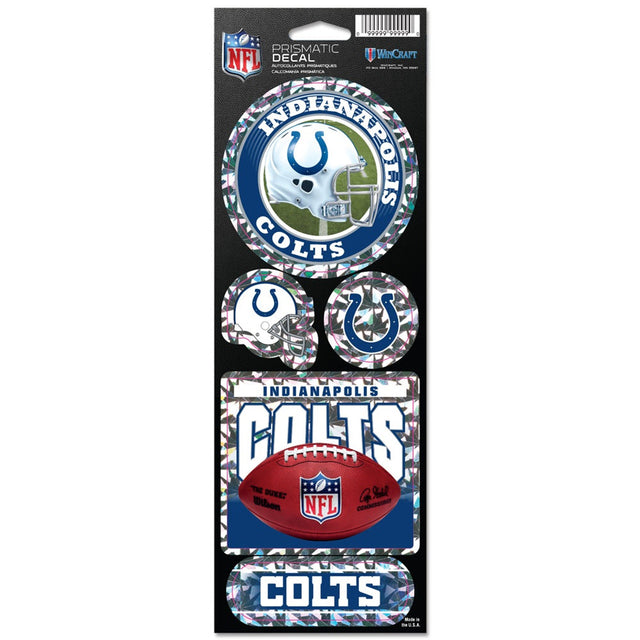 Pegatinas prismáticas de los Indianapolis Colts