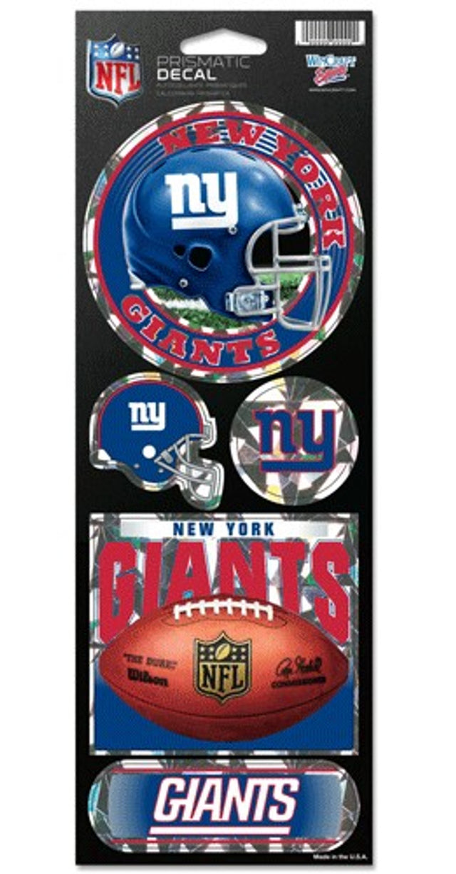 Pegatinas Prismatic de los New York Giants