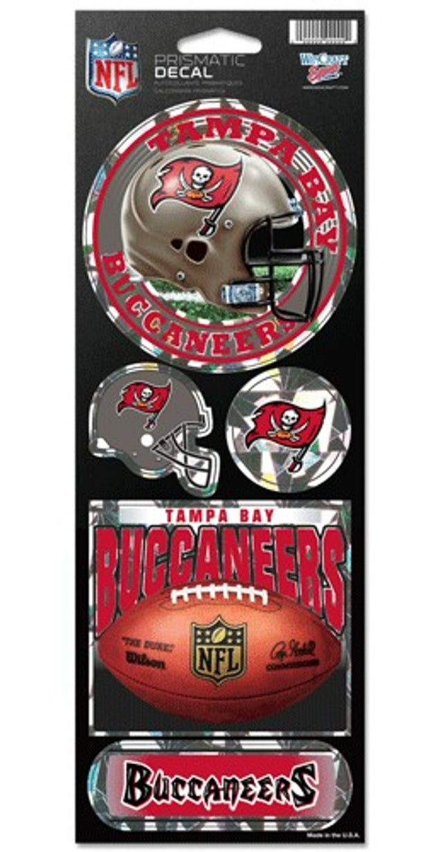 Pegatinas prismáticas de los Tampa Bay Buccaneers