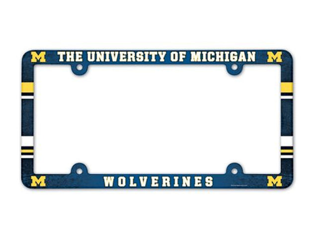 Marco para matrícula de los Michigan Wolverines (a todo color)