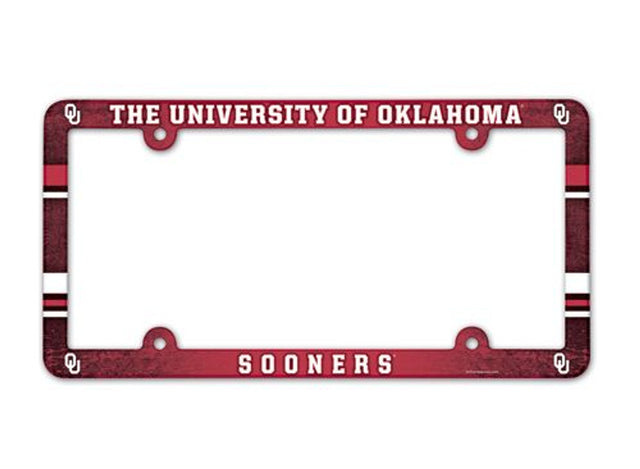 Marco para matrícula de los Oklahoma Sooners (a todo color)