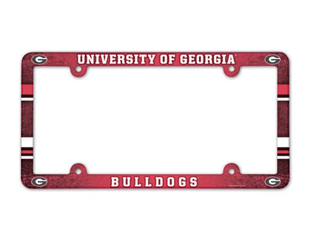 Marco para matrícula de Georgia Bulldogs (a todo color)