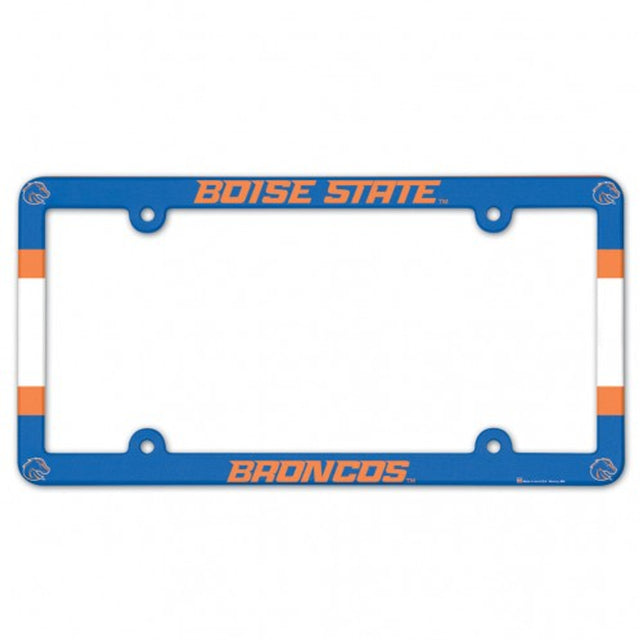 Marco para matrícula de los Boise State Broncos (a todo color)