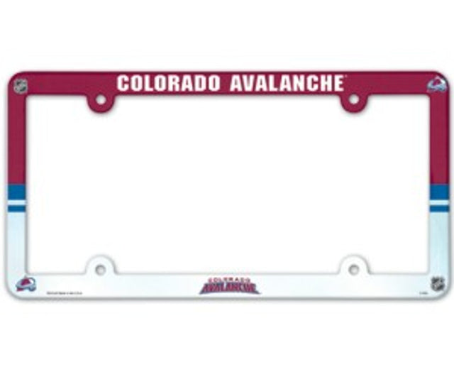 Colorado Avalanche License Plate Frame - Full Color