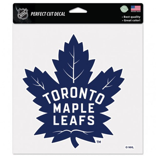 Toronto Maple Leafs Decal 8x8 Perfect Cut Color