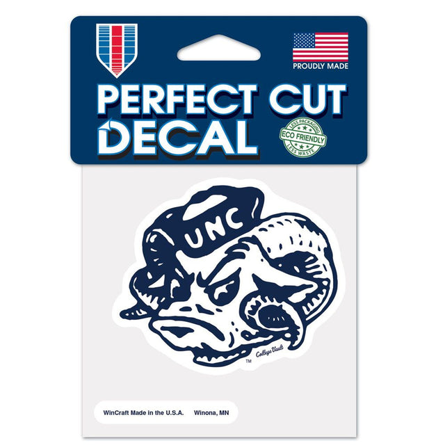 North Carolina Tar Heels Decal 4x4 Perfect Cut Color College Vault