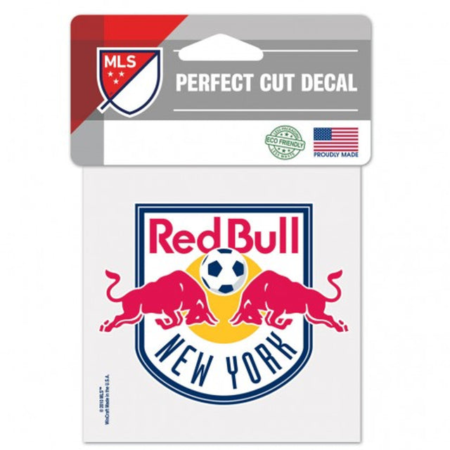 Calcomanía de los New York Red Bulls 4x4 con corte perfecto y color