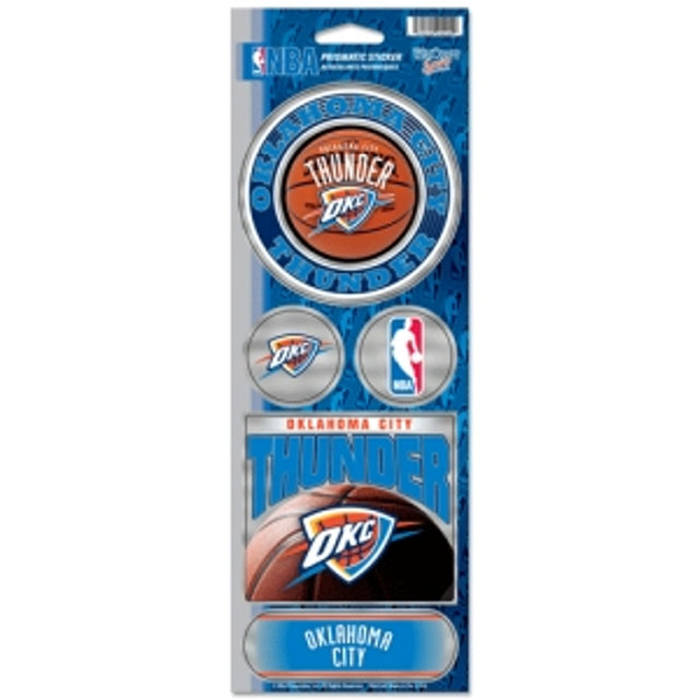 Pegatinas prismáticas del Oklahoma City Thunder