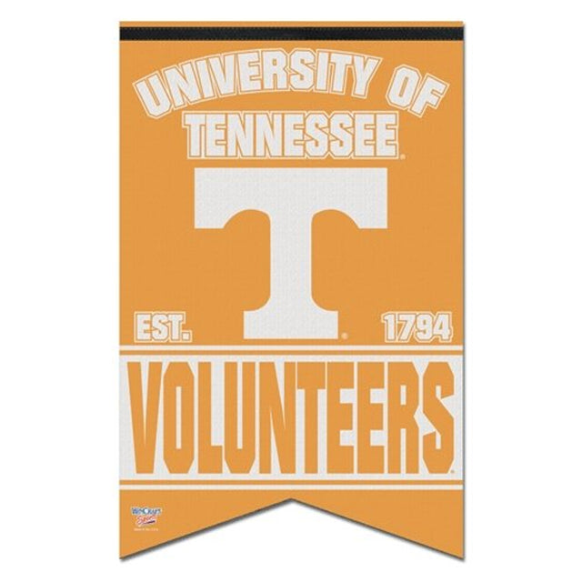 Bandera de los Voluntarios de Tennessee de 17 x 26 pulgadas, estilo banderín, de fieltro de primera calidad