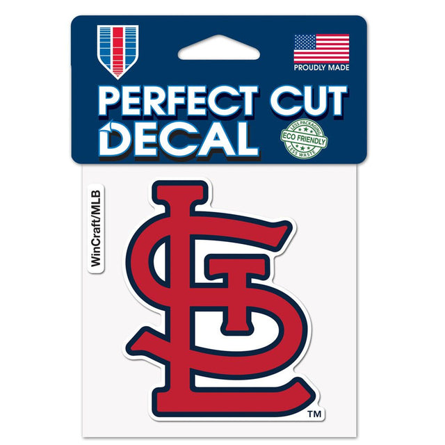 St. Louis Cardinals Decal 4x4 Perfect Cut Color