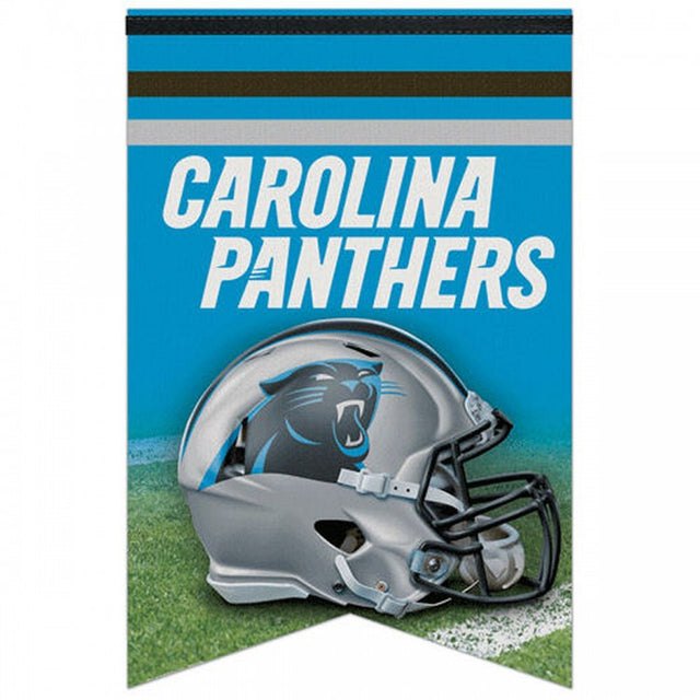 Bandera de los Carolina Panthers de 17 x 26 pulgadas, estilo banderín, de fieltro de primera calidad