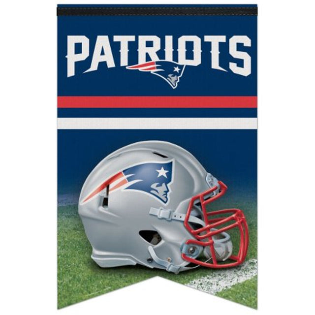 New England Patriots Banner 17x26 Pennant Style Premium Felt