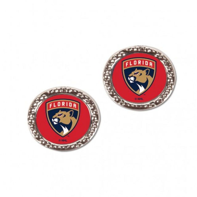 Pendientes estilo poste de los Florida Panthers