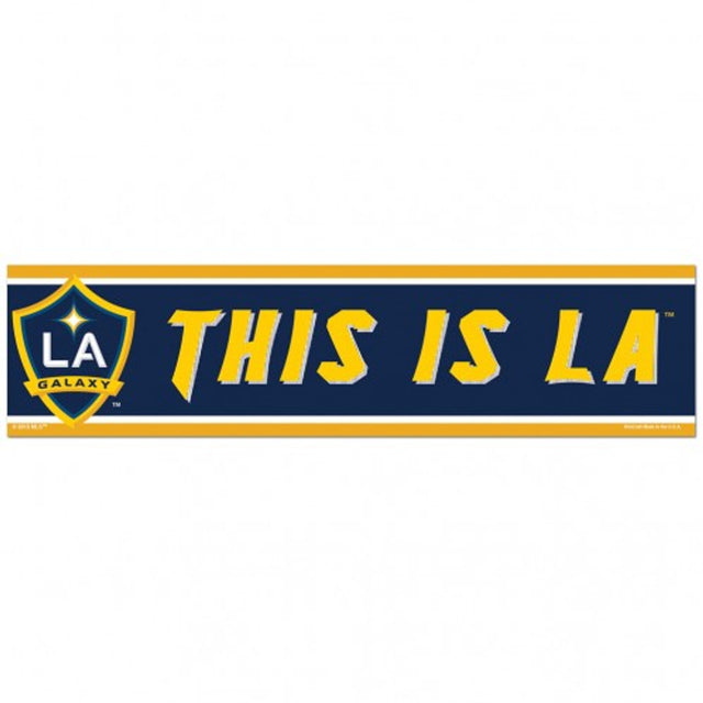 LA Galaxy Decal 3x12 Bumper Strip Style