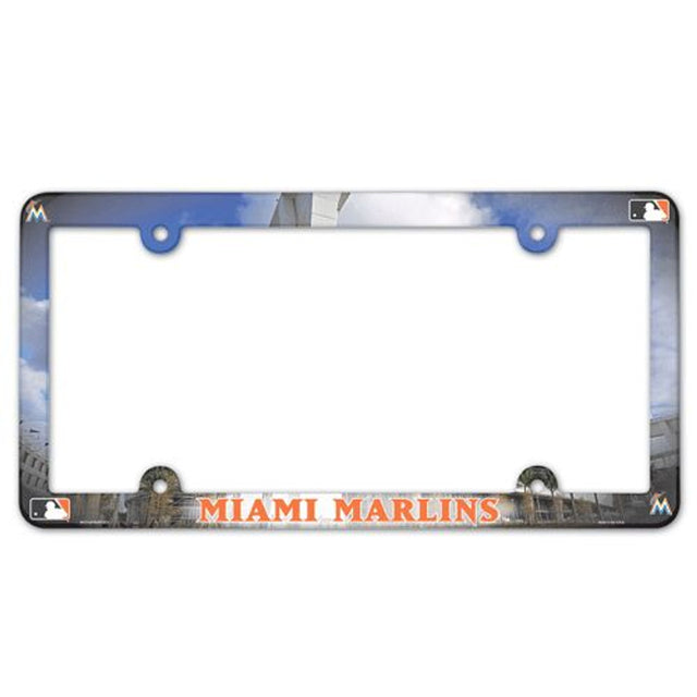 Miami Marlins License Plate Frame - Full Color