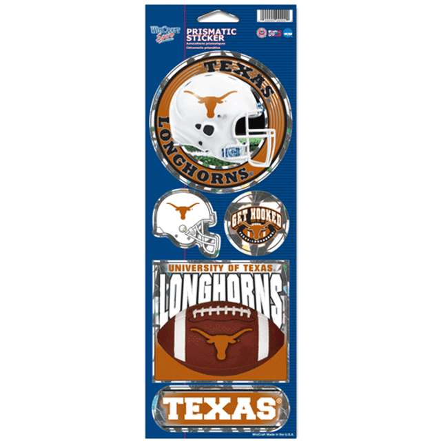 Pegatinas de Texas Longhorns Prismatic