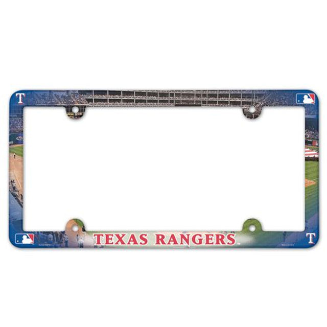 Texas Rangers License Plate Frame - Full Color