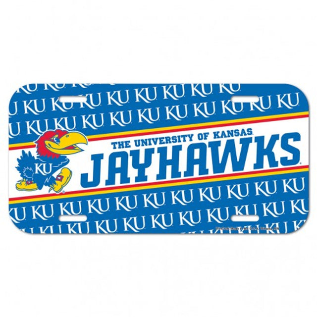 Kansas Jayhawks License Plate