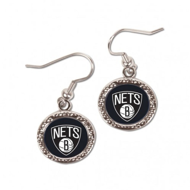 Pendientes de los Brooklyn Nets de estilo redondo