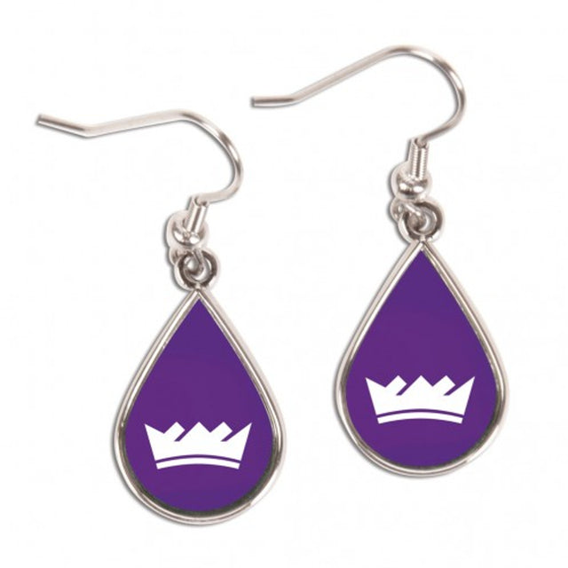 Sacramento Kings Earrings Tear Drop Style