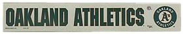 Oakland Athletics 2"x15" Static Cling