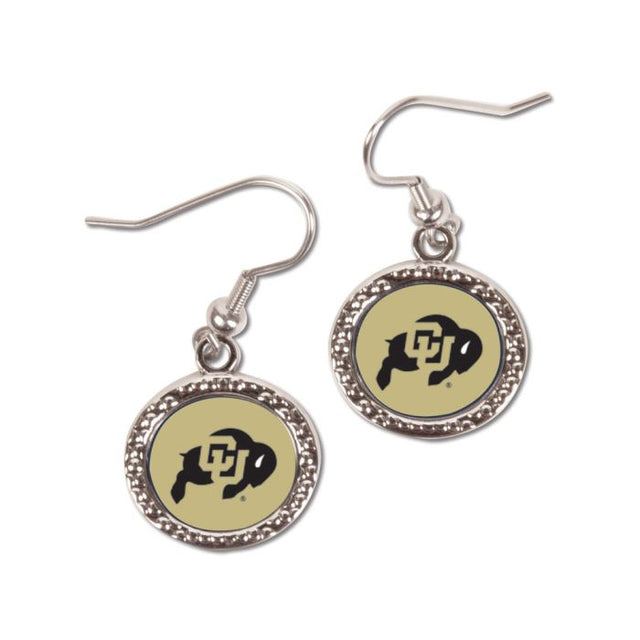 Colorado Buffaloes Earrings Jewelry Carded Round