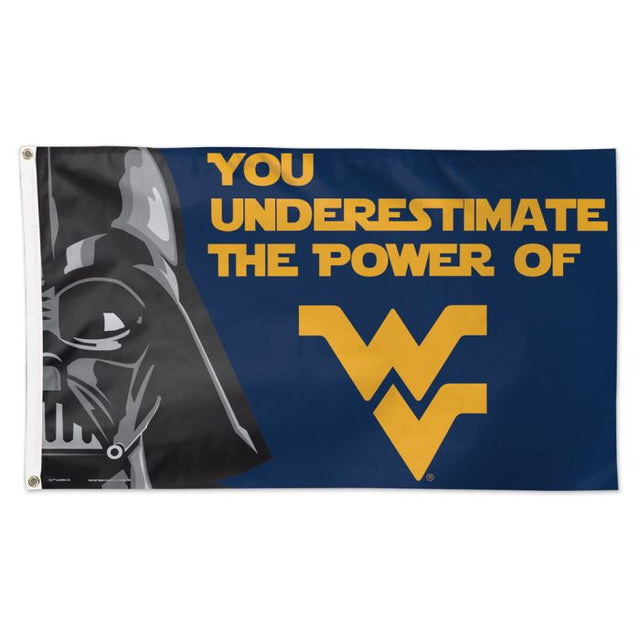 Bandera de Star Wars DARTH de los Mountaineers de Virginia Occidental (de lujo, 3 x 5 pies)