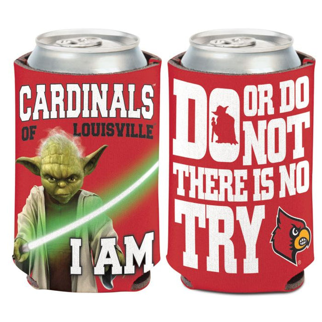 Louisville Cardinals / Star Wars YODA Can Cooler 12 oz.