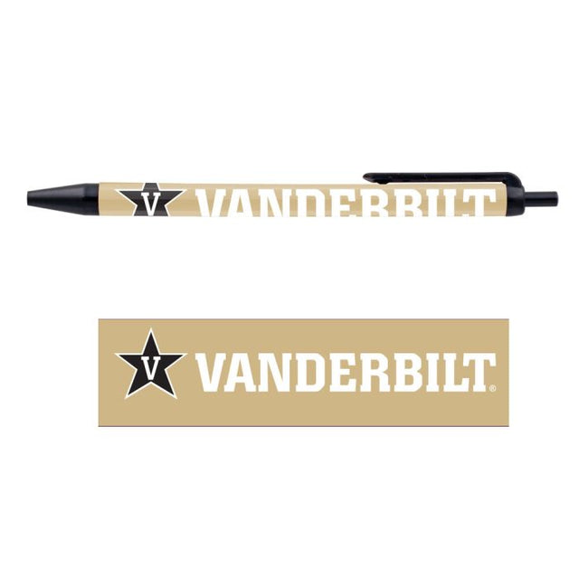 Bolígrafos Vanderbilt Commodores, paquete de 5