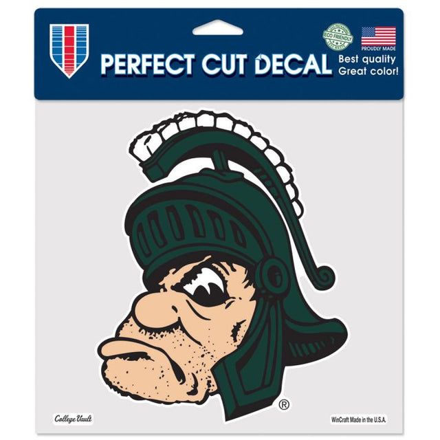 Michigan State Spartans /College Vault Perfect Cut Color Decal 8" x 8"