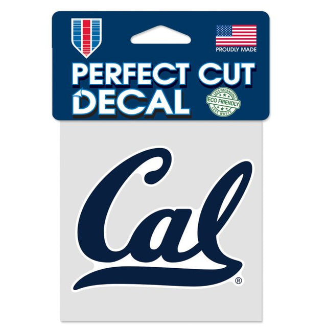 California Golden Bears LOGO Perfect Cut Color Decal 4" x 4"