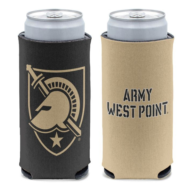 Enfriador de latas delgado de 12 oz Army Black Knights, 2 colores