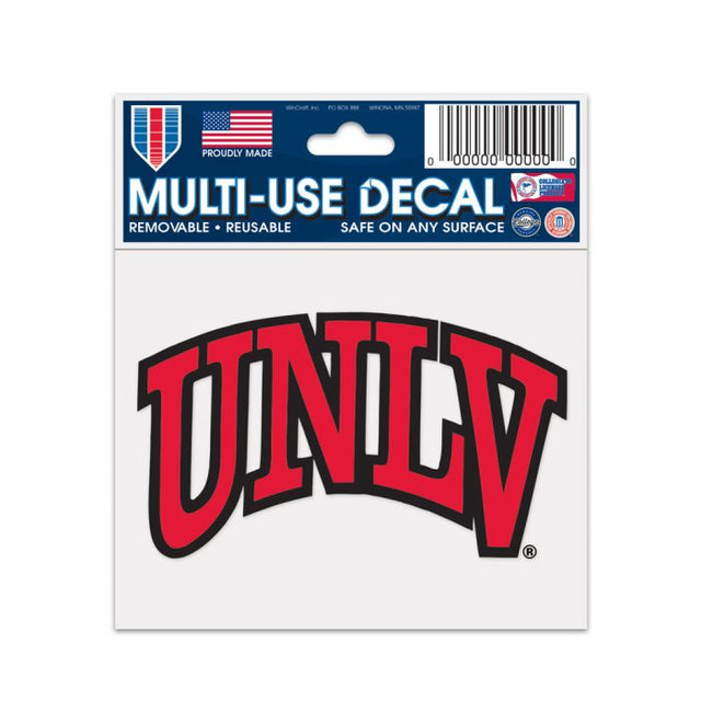 Calcomanía multiusos de UNLV Rebels de 3" x 4"