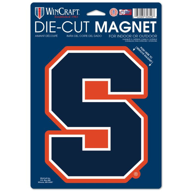 Syracuse Orange Die Cut Logo Magnet 6.25" x 9"