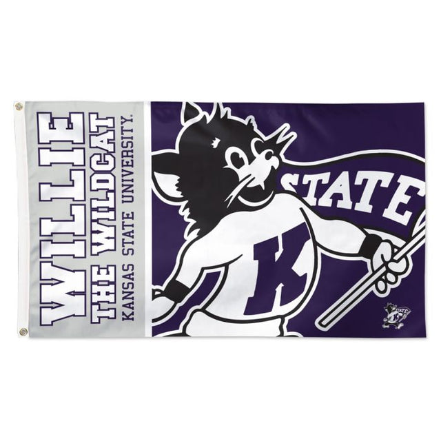 Bandera de lujo de los Kansas State Wildcats, 3 x 5 pies