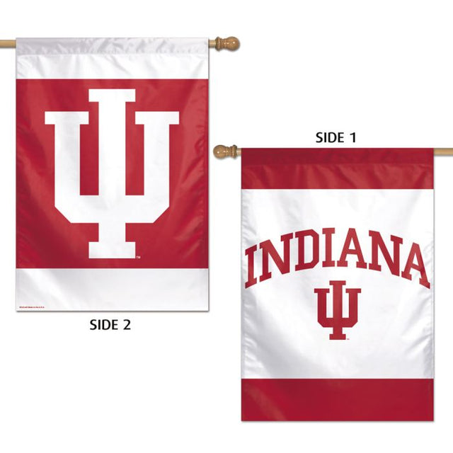 Indiana Hoosiers Vertical Flag 2 Sided 28" x 40"