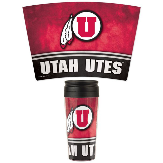 Utah Utes Travel Mug Contour 16 oz.