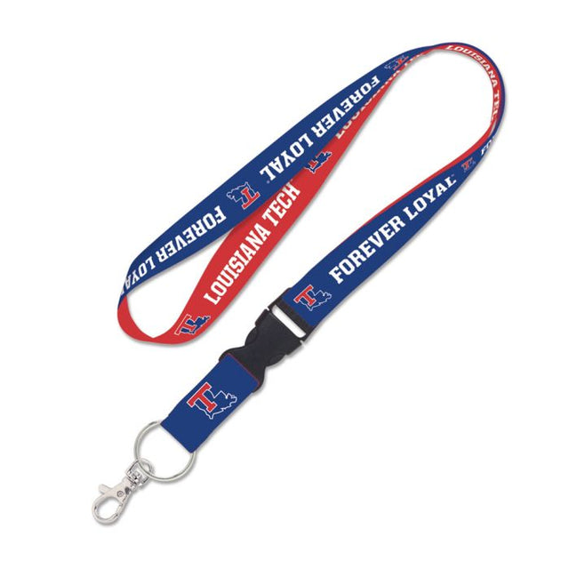 Louisiana Tech Bulldogs Lanyard w/detachable buckle 1"