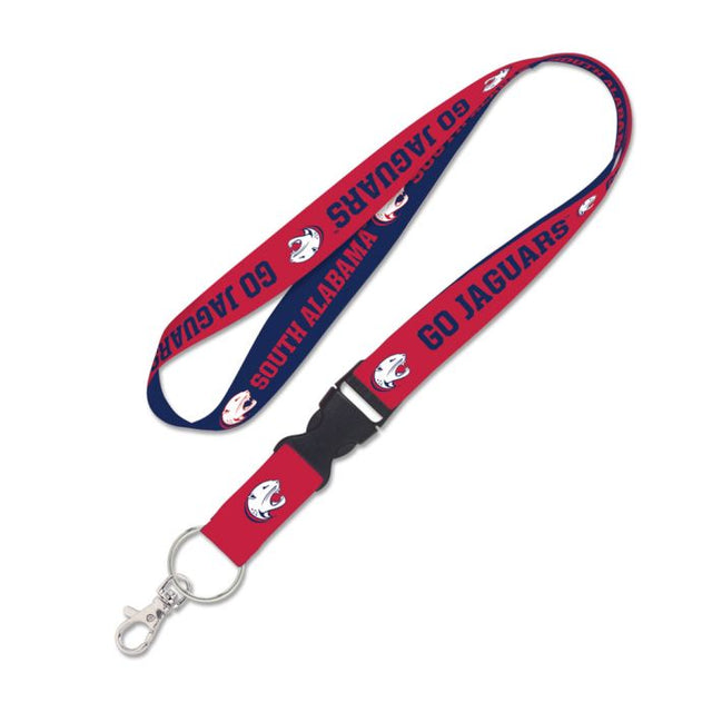 South Alabama Jaguars Lanyard w/detachable buckle 1"