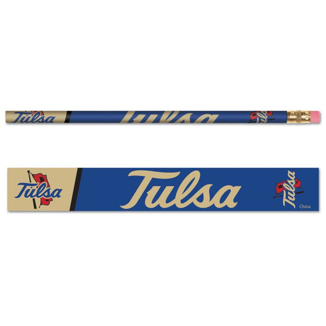 Paquete de 6 lápices de los Tulsa Golden Hurricanes