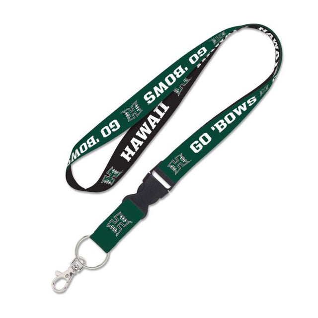 Hawaii Warriors Lanyard w/detachable buckle 1"